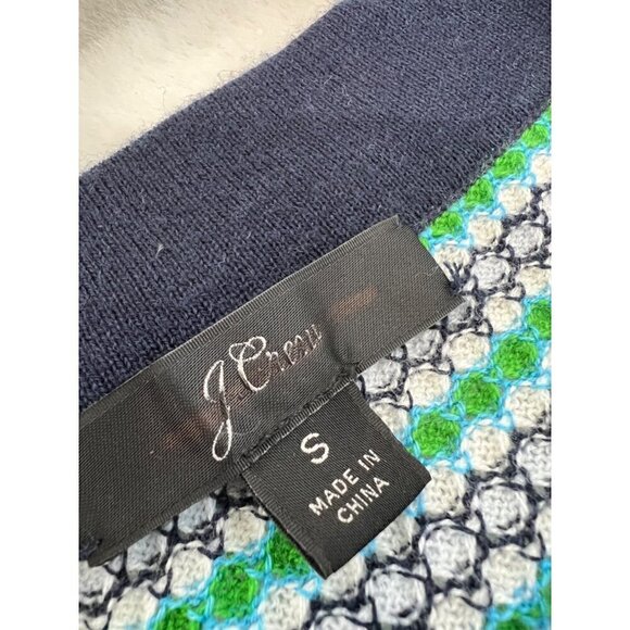 New J Crew Size S Sophia Ribbon Cardigan w/grosgrain ribbon metal buttons - Picture 3 of 12